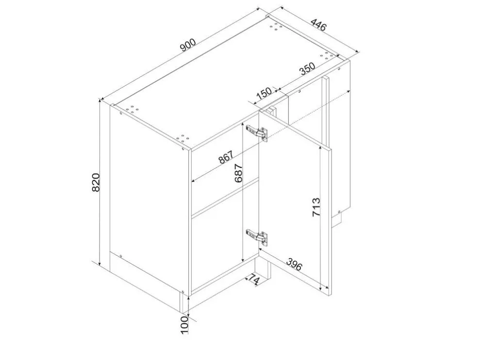 Gotowy zestaw mebli kuchennych GIANNA 2,0x2,6 biała alaska/dąb artisan I sklep meblowy MIRAT. styl SKANDYNAWSKI kolekcja GIANNA