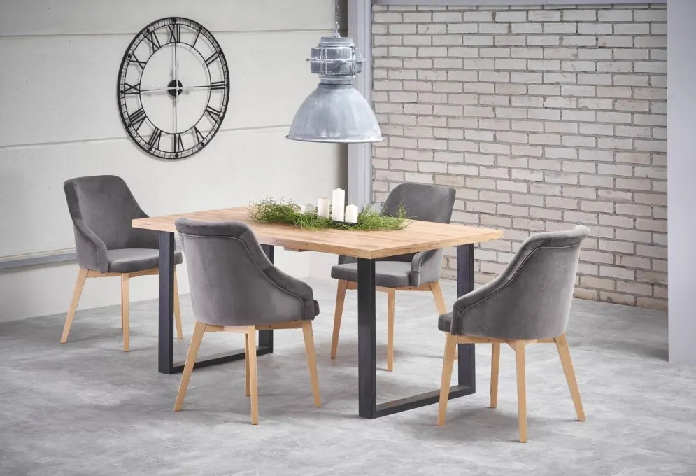 Stół VENOM 160(210)x90 w stylu loftowym | MIRAT. w stylu LOFT kolekcja