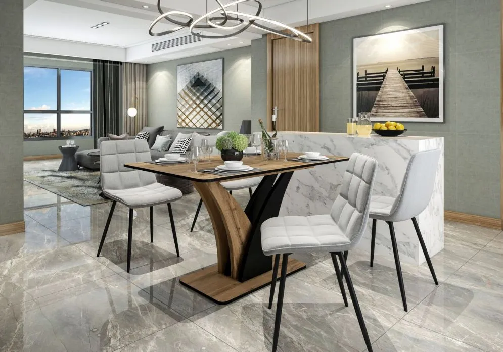 Stół rozkładany VENTO 120(160)x68 dąb artisan/czarny do jadalni I sklep meblowy MIRAT. styl LOFT