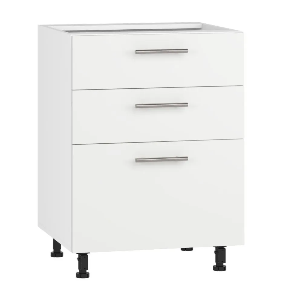 Szafka kuchenna 60 VENTO D3S-60/82 biały mat dolna I sklep meblowy MIRAT.  kolekcja VENTO