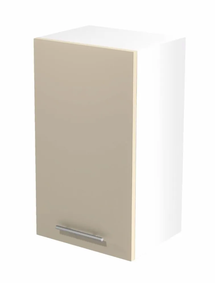 Szafka kuchenna wisząca 40 VENTO G-40/72 beżowy połysk z dwiema półkami | MIRAT. w stylu  kolekcja VENTO