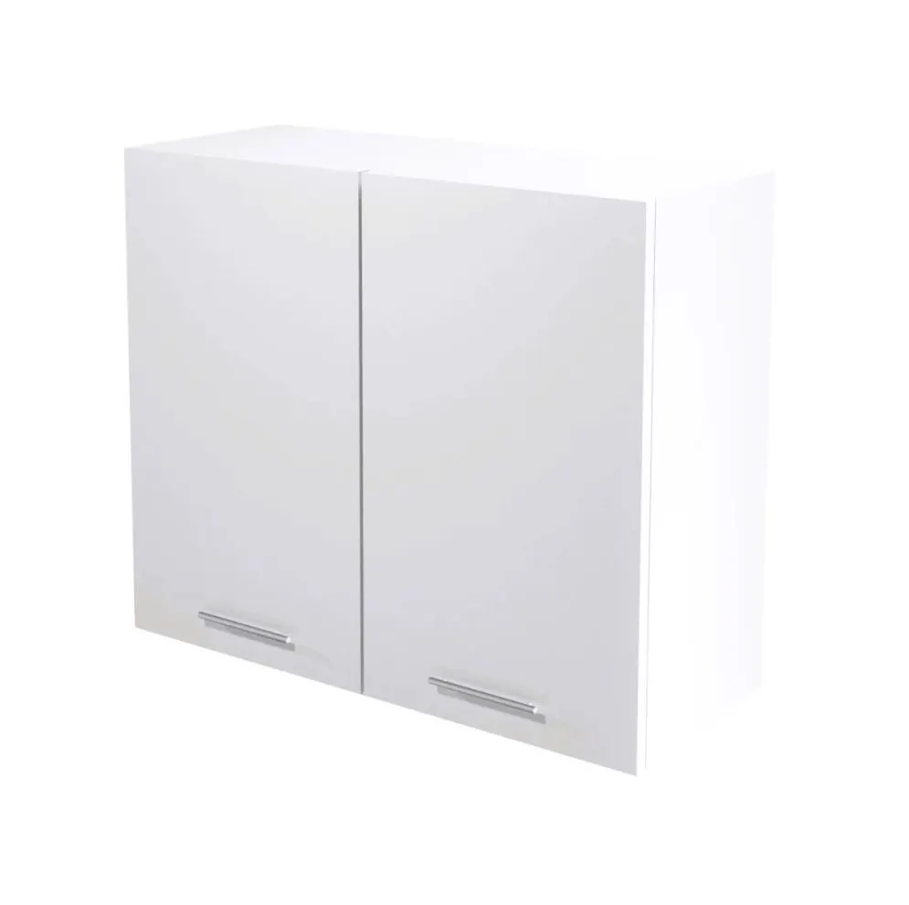 Szafka kuchenna wisząca 80 VENTO G-80/72 biały połysk z półkami | MIRAT. kolekcja VENTO