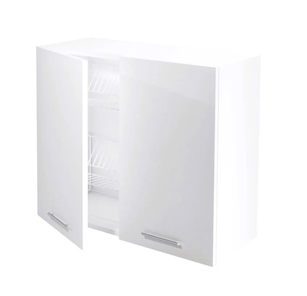 Szafka kuchenna wisząca z ociekaczem 80 VENTO GC-80/72 biały połysk | MIRAT. kolekcja VENTO