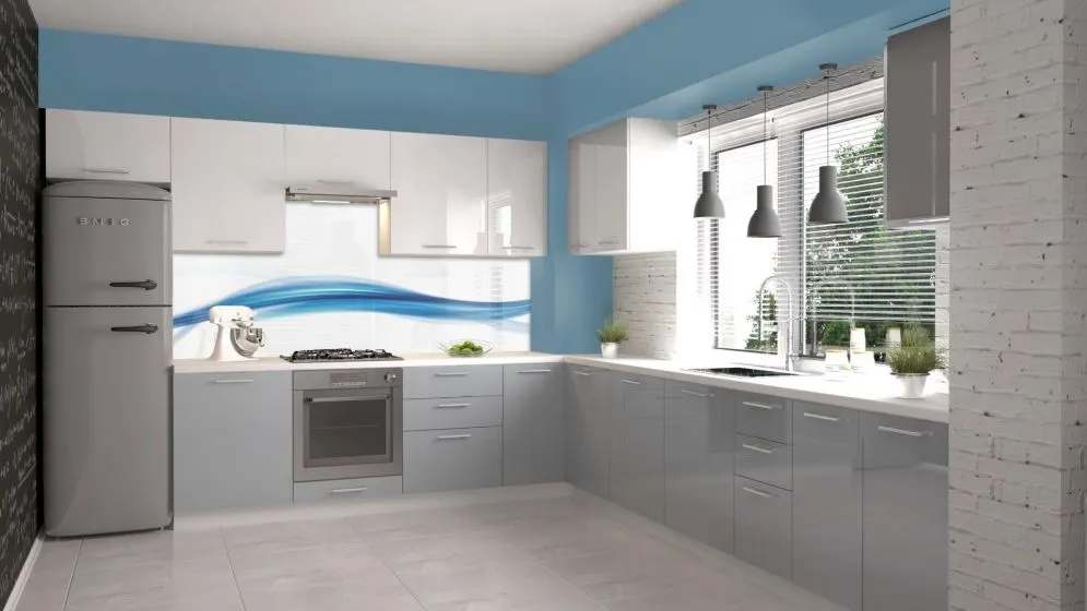 Szafka pod zlew 80 VENTO DK-80/82 jasnoszary połysk firmy Halmar | MIRAT. w stylu  kolekcja VENTO