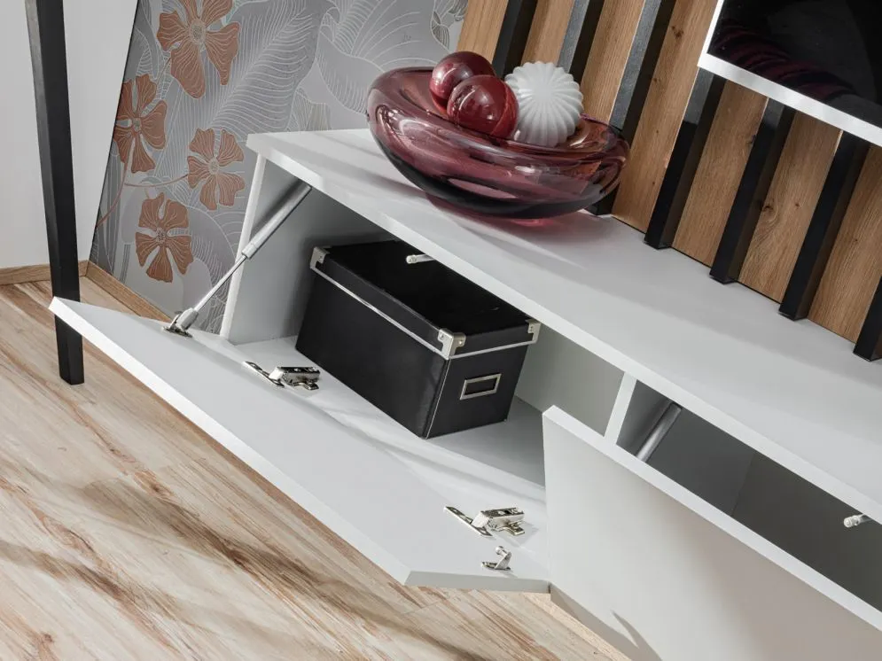 Meblościanka VERTI artrisan/perla gray nowoczesna I sklep meblowy MIRAT.