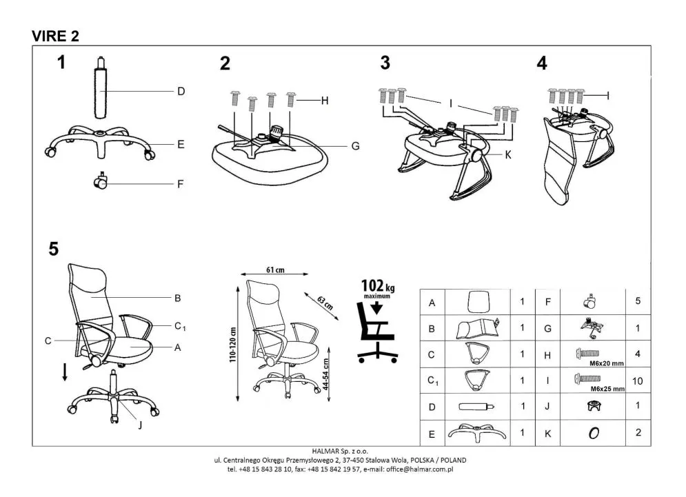 Fotel biurowy VIRE czarny zielony z mechanizmem tilt | MIRAT.
