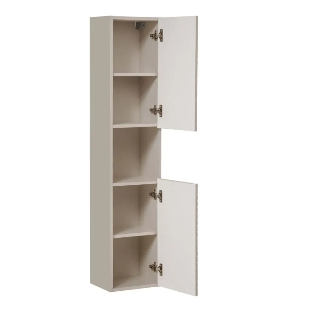 Słupek łazienkowy VIVA CASHMERE 2D 30 cm kaszmirowy mat I sklep meblowy MIRAT. styl GLAMOUR, RYFLOWANY