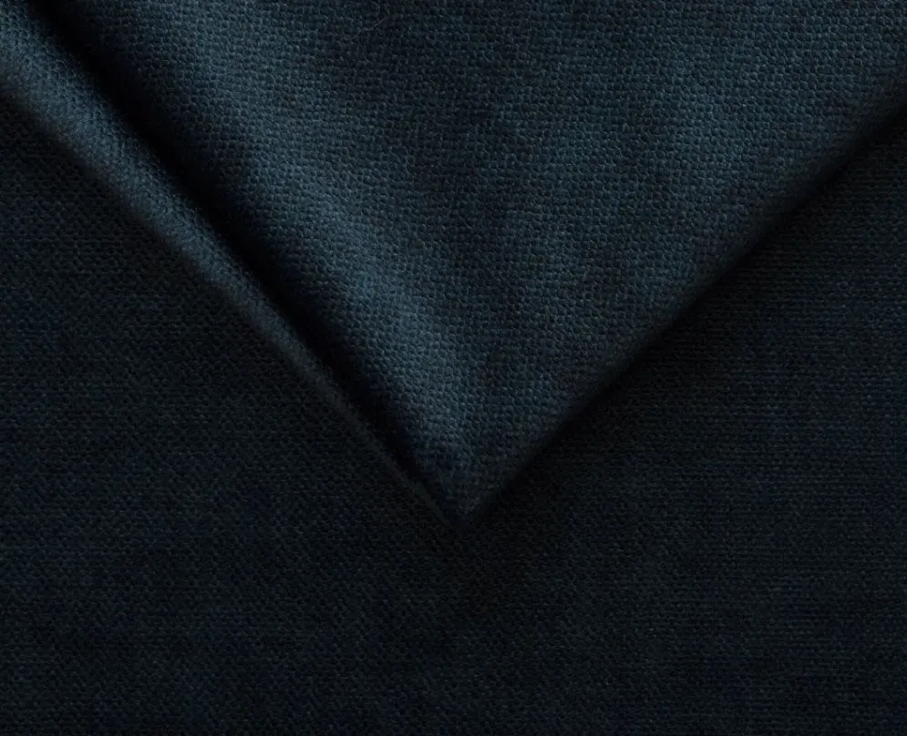 Krzesło welurowe NAPO VOGUE granatowe w stylu industrialnym | MIRAT.