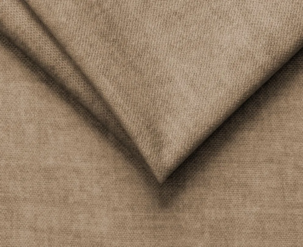 Krzesło z podłokietnikami NAPO VOGUE beżowe na czarnych nogach do salonu | MIRAT.