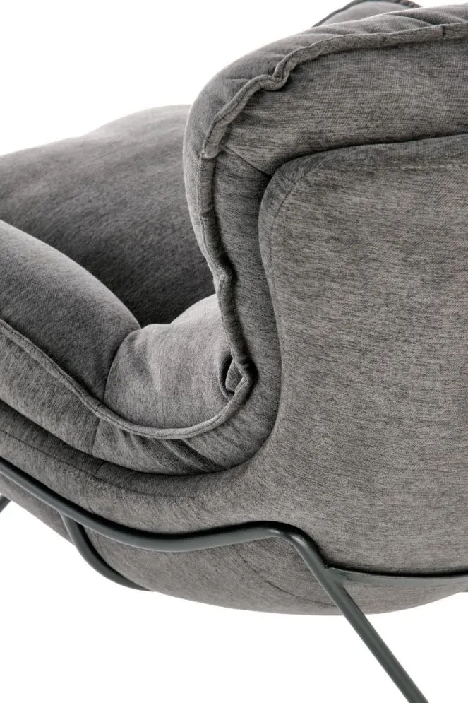 Fotel do salonu VOLKER ciemnoszary w stylu loft | MIRAT. w stylu LOFT kolekcja