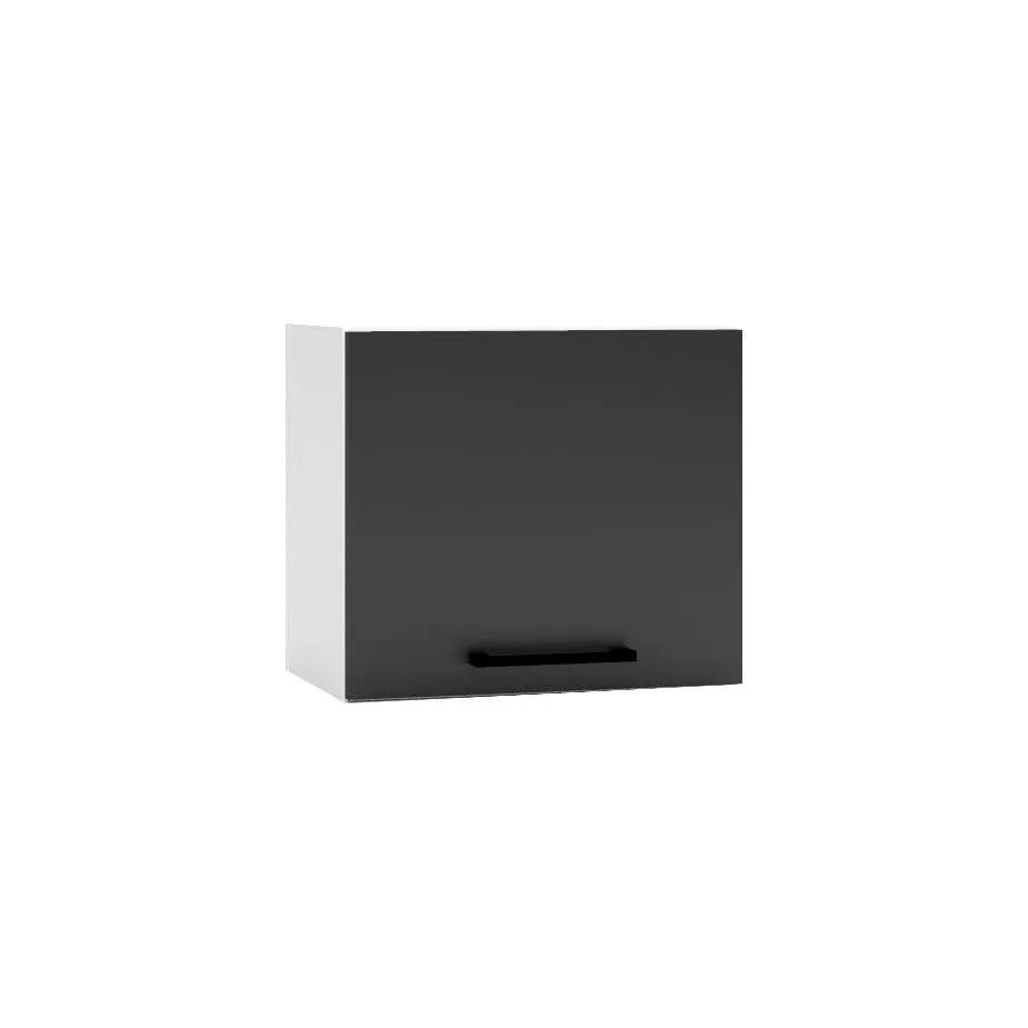 Szafka kuchenna wisząca 40 DENIS W40 OKGR czarna mat wąska I MIRAT. kolekcja DENIS