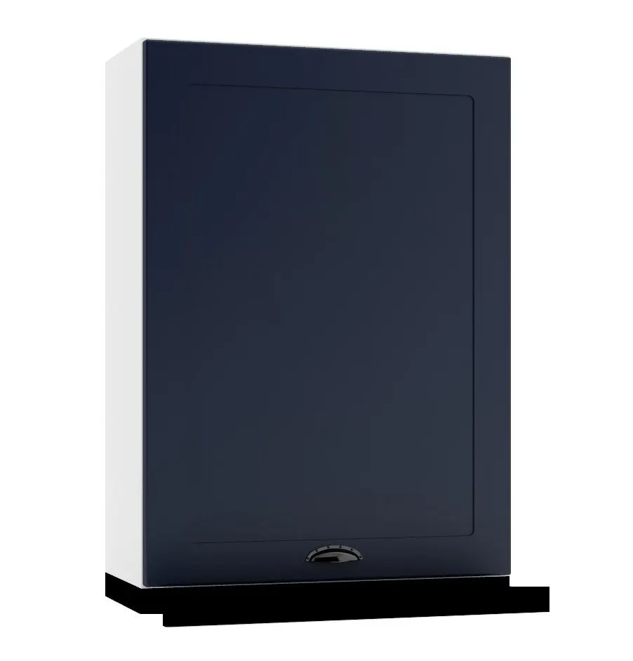 Szafka kuchenna wisząca z okapem ADELE W60 SLIM/88 P/L granatowa/czarna I sklep meblowy MIRAT.