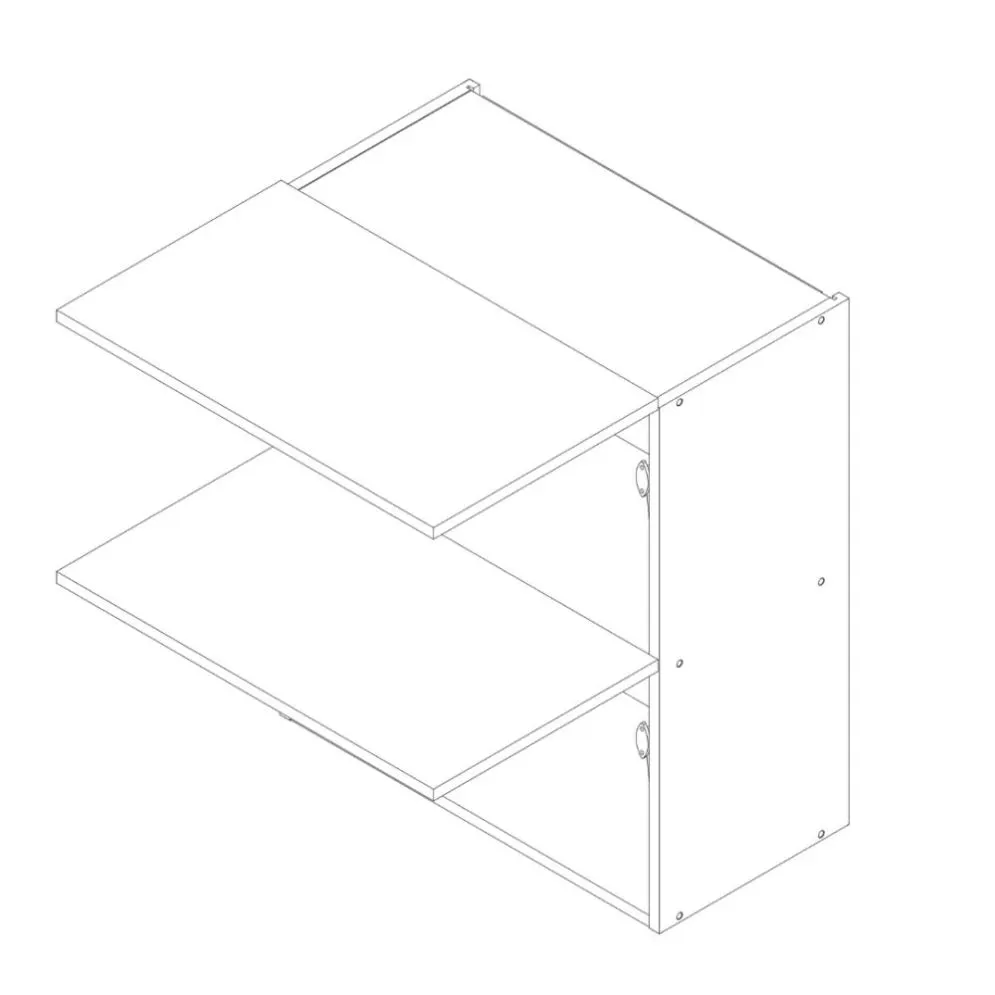 Szafka kuchenna wisząca 60 DENIS W60 GRF/2 dąb London trwała | MIRAT. kolekcja DENIS