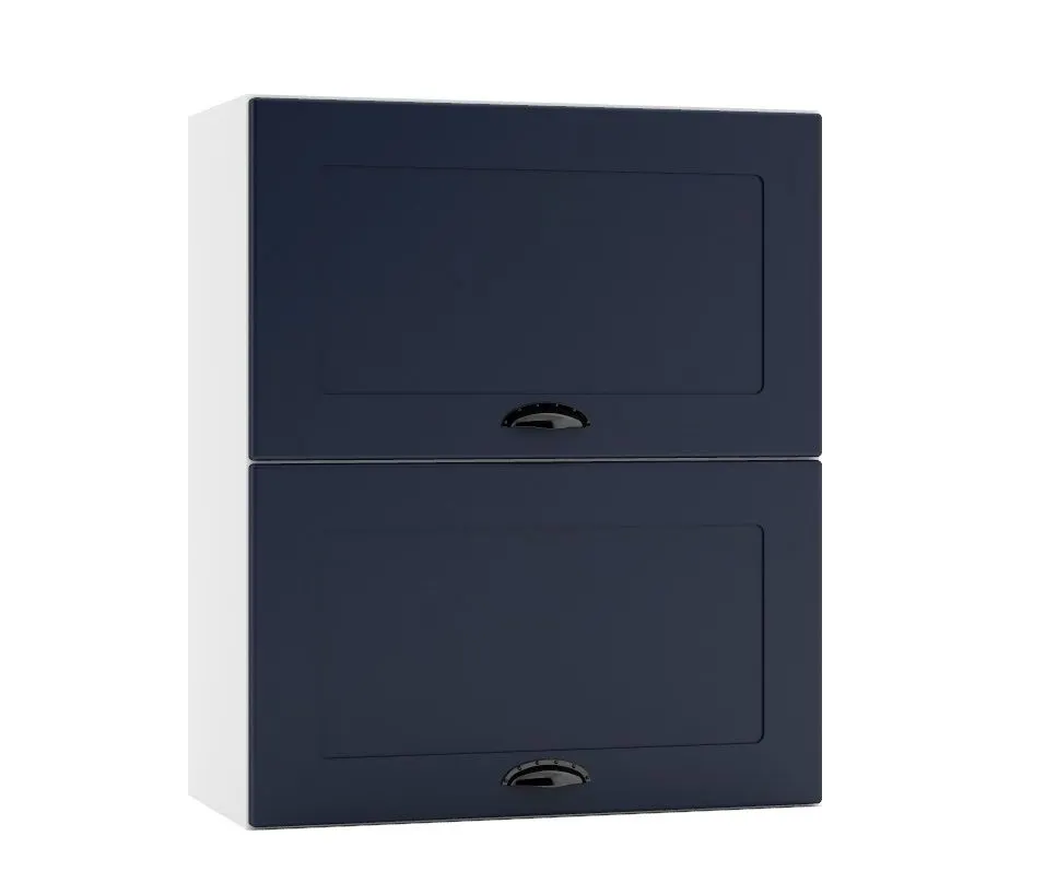 Szafka kuchenna wisząca 60 ADELE W60 GRF/2 granatowa I sklep meblowy MIRAT.