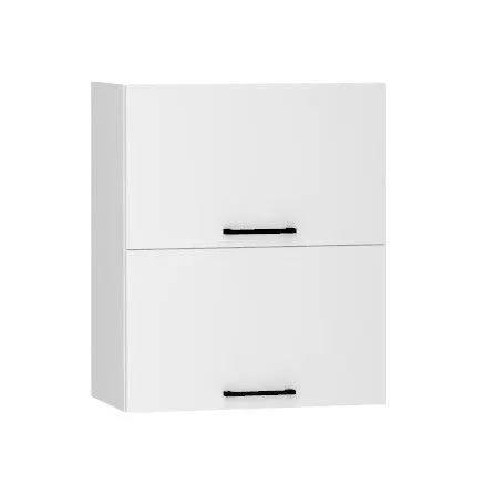 Dwudrzwiowa szafka kuchenna wisząca 60 Denis W60 GRF/2 biała mat I sklep meblowy MIRAT.  kolekcja DENIS