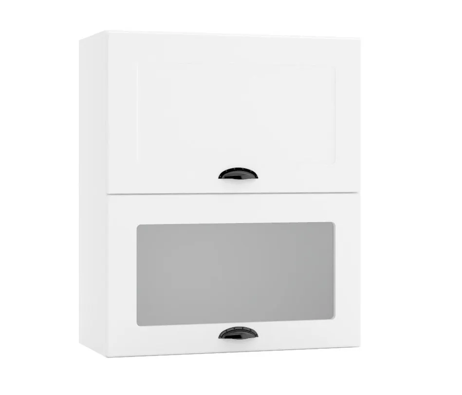 Szafka kuchenna wisząca 60 ADELE W60 GRF/2 SD biała I sklep meblowy MIRAT.