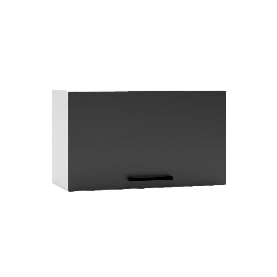 Szafka kuchenna 60 DENIS W60 OKGR czarna mat górna I MIRAT.  kolekcja DENIS