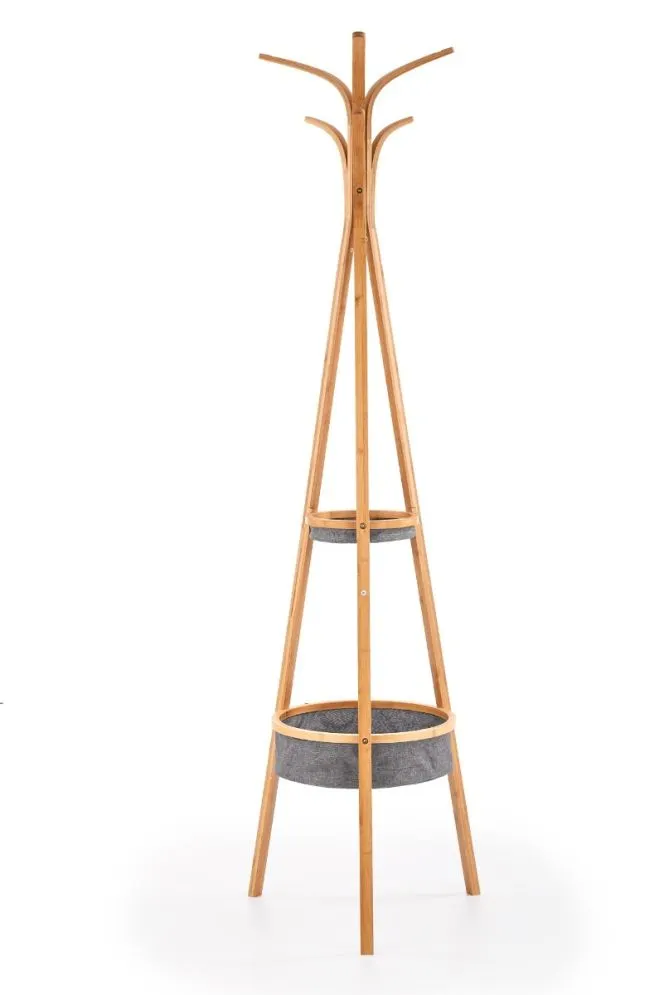 Wieszak W-63 drewniany do przedpokoju | MIRAT. styl SKANDYNAWSKI