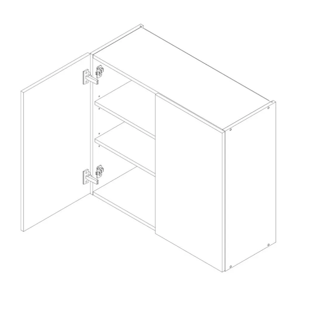 Solidna szafka kuchenna wisząca 80 DENIS W80 dąb london | MIRAT. kolekcja DENIS