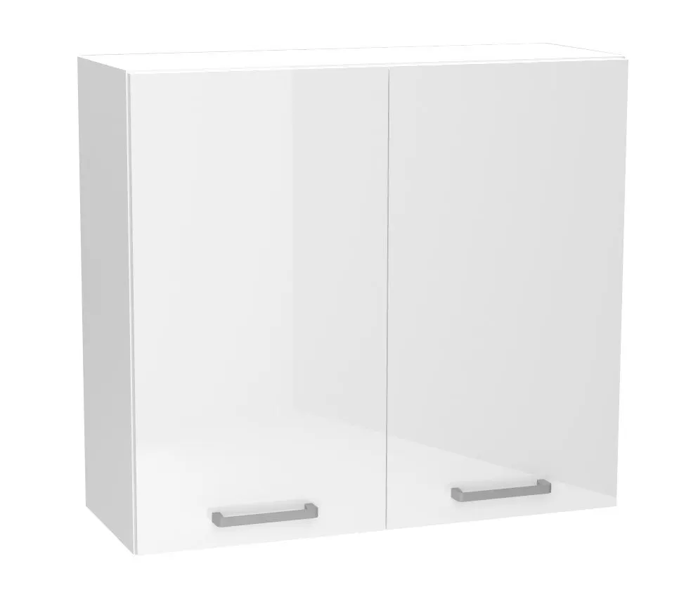 Szafka kuchenna wisząca 80 VITA W80 biała z półkami | MIRAT.  kolekcja VITA