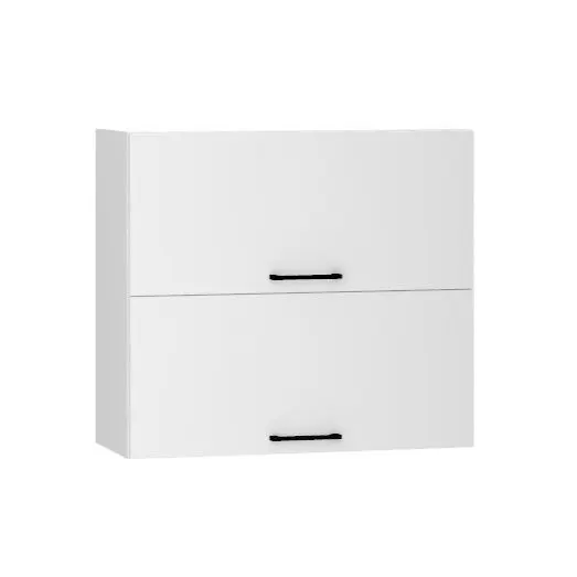 Górna szafka kuchenna 80 Denis W80 GRF/2 biała mat I sklep meblowy MIRAT.  kolekcja DENIS