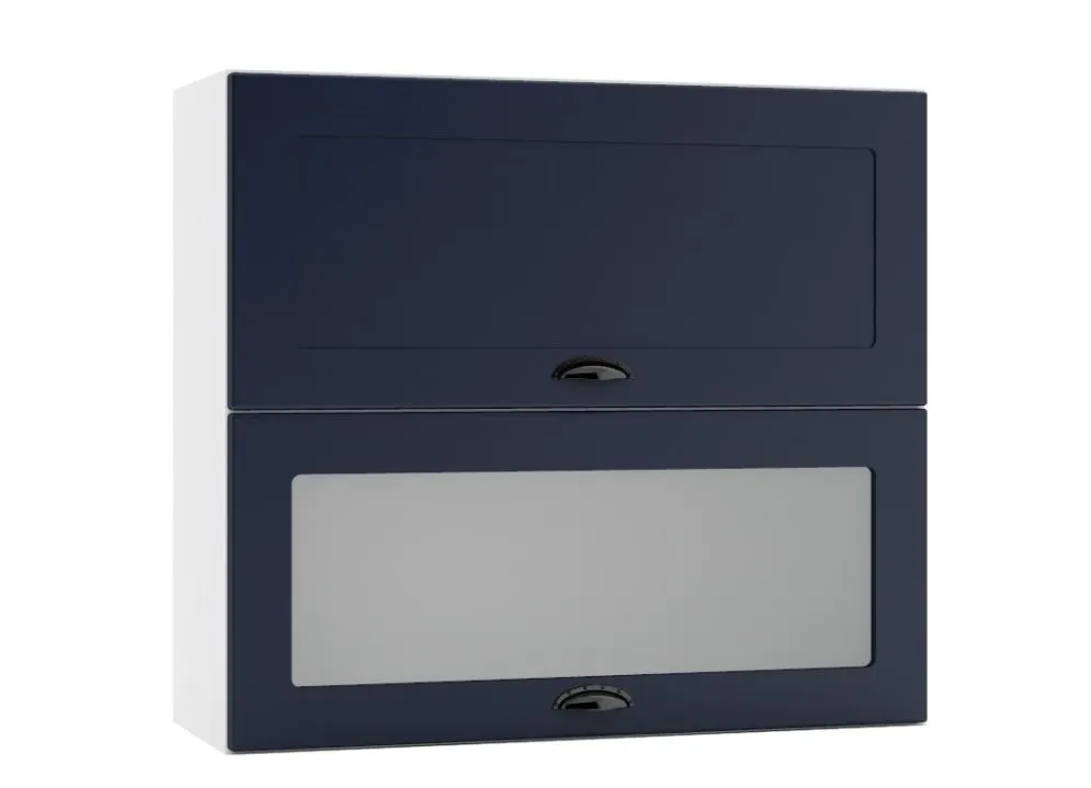 Szafka kuchenna wisząca 80 ADELE W80 GRF/2 SD granatowy I sklep meblowy MIRAT.