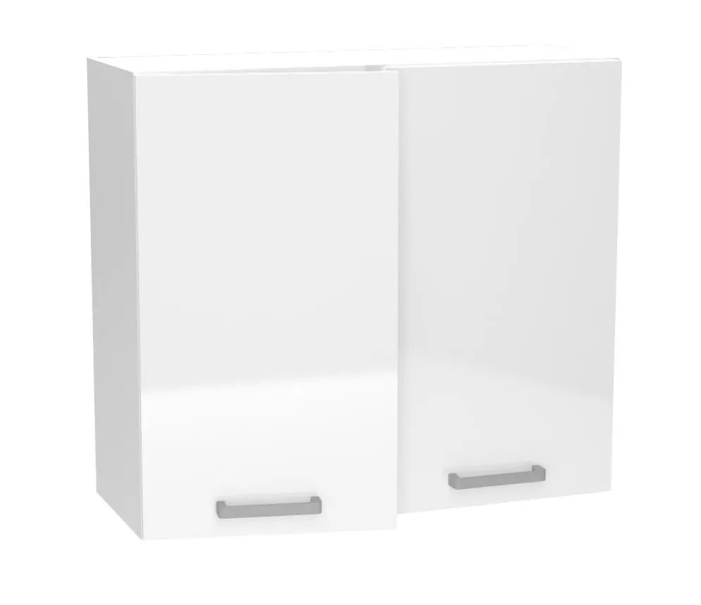 Szafka kuchenna wisząca z ociekaczem 80 VITA W80SU ALU biała | MIRAT.  kolekcja VITA