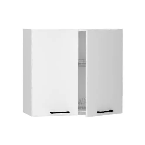 Górna szafka kuchenna z ociekaczem 80 DENIS W80 SU biały mat I sklep meblowy MIRAT.  kolekcja DENIS