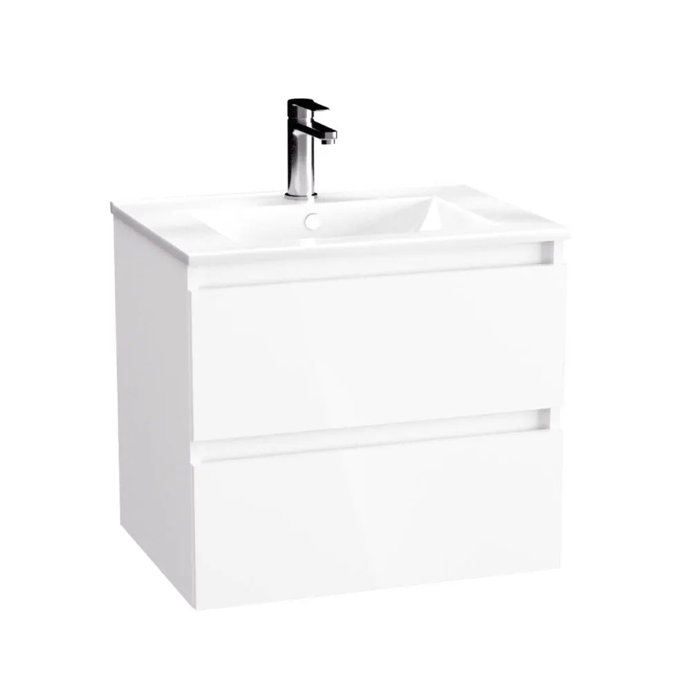 Szafka pod umywalkę ARCO 60 cm biała połysk modułowa | MIRAT