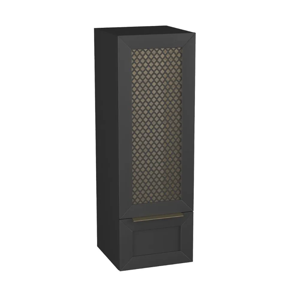 Szafka łazienkowa niska CHIC 35 cm biała półmat z półkami i szufladą| MIRAT  kolekcja CHIC