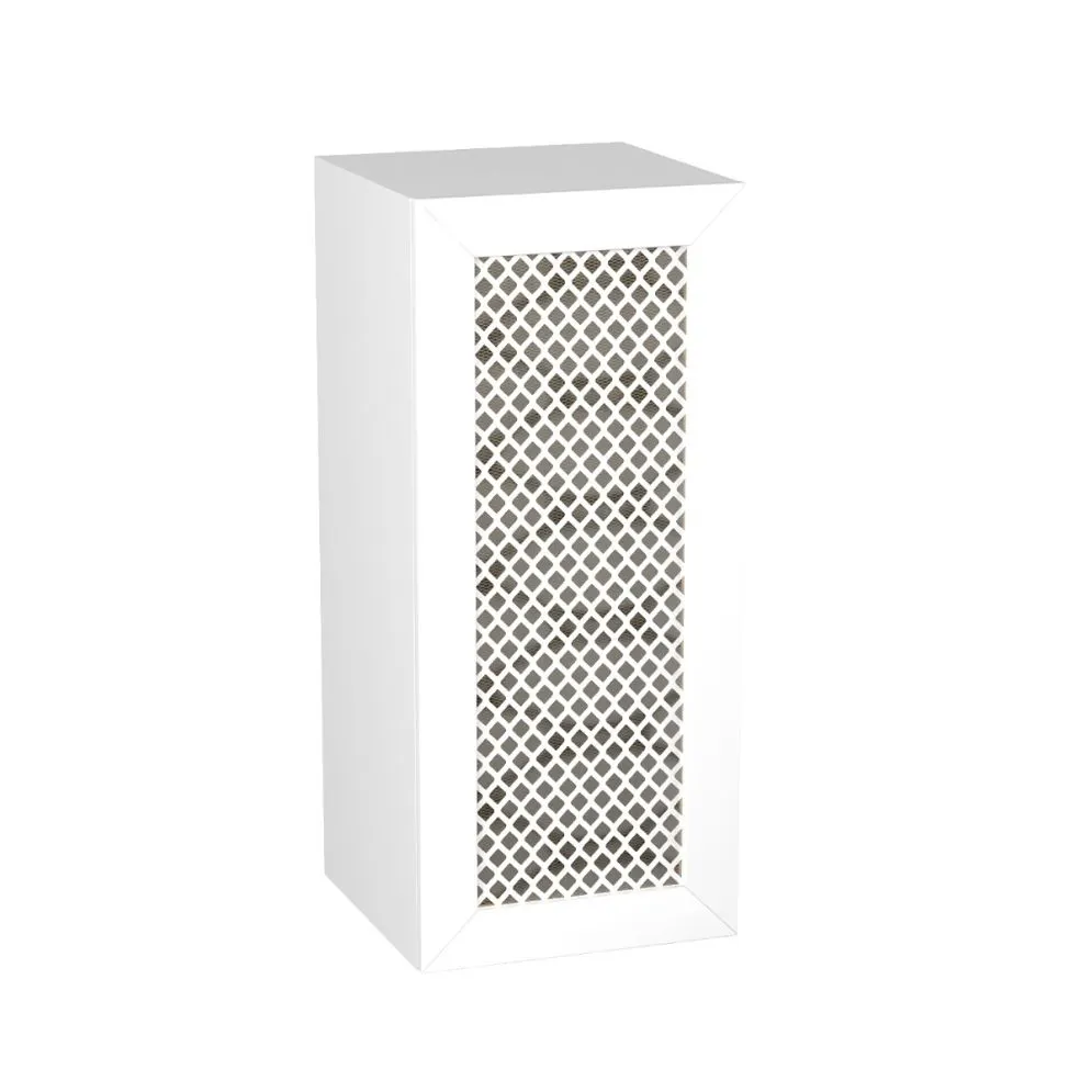 Szafka łazienkowa niska CHIC 35 cm czarna półmat ze złotą siatką| MIRAT  kolekcja CHIC