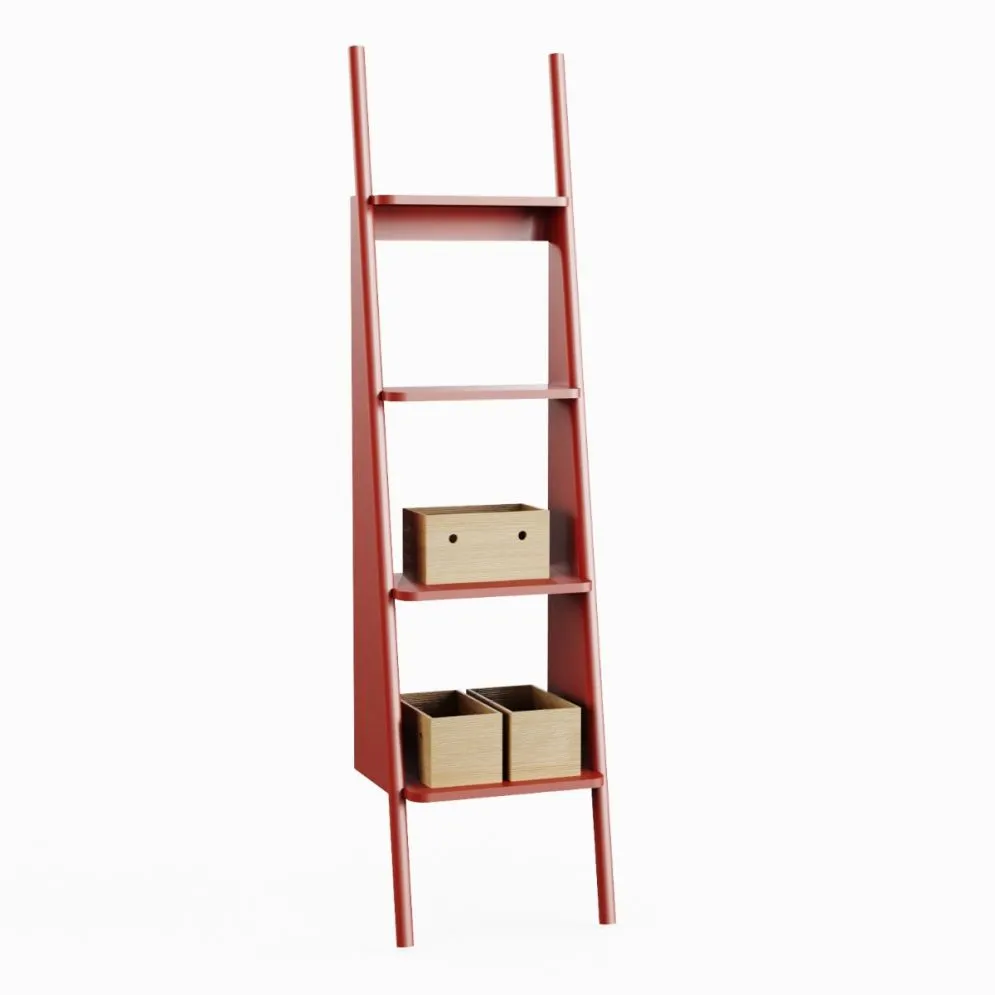 Regał łazienkowy DUKLA 40 cm terakota półmat w stylu vintage | MIRAT kolekcja DUKLA