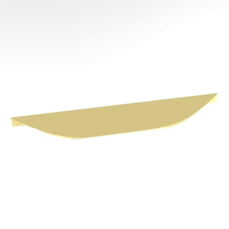 Uchwyt meblowy krawędziowy WAVE złoty | MIRAT