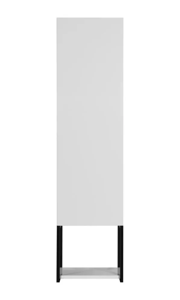 Szafka łazienkowa wysoka LOV 33 cm biała połysk z półkami| MIRAT  kolekcja LOV