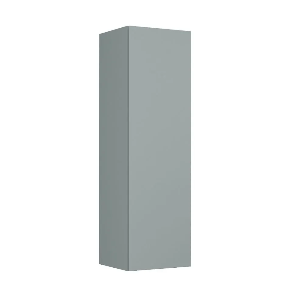 Jednodrzwiowa szafka łazienkowa wisząca UNIQ 33 cm szaro-zielona półmat | MIRAT  kolekcja UNIQ