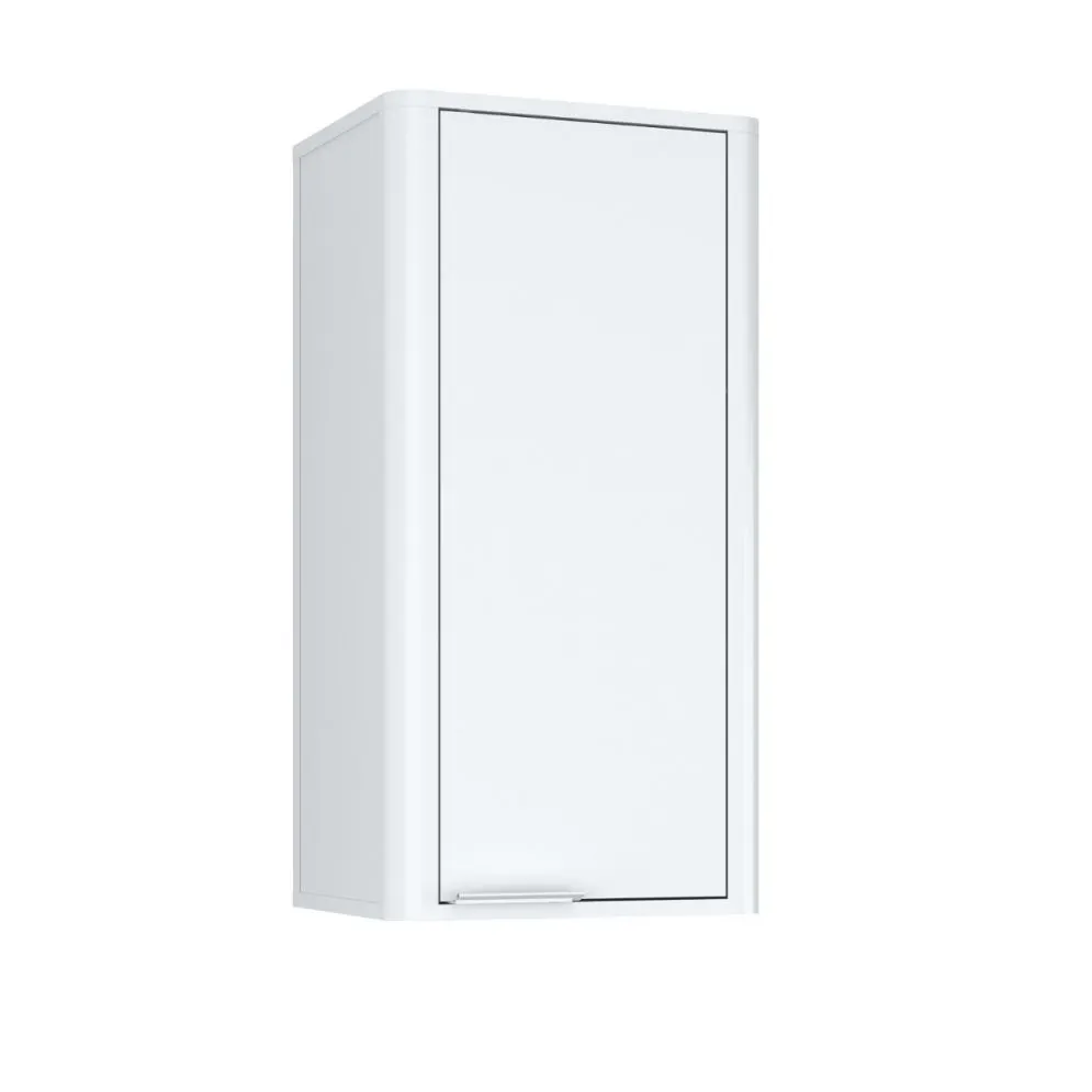 Szafka łazienkowa jednodrzwiowa VIBE 40 cm biało-szara półmat | MIRAT  kolekcja VIBE