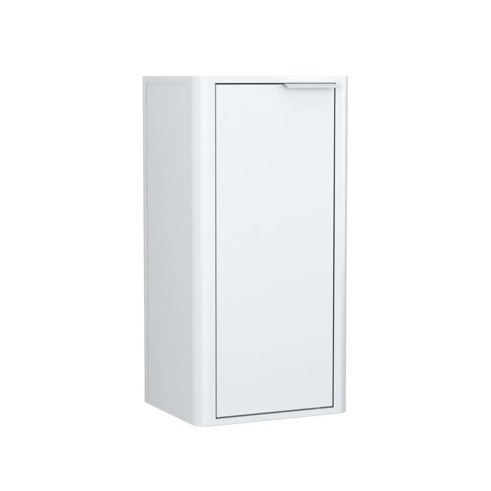 Szafka łazienkowa jednodrzwiowa VIBE 40 cm biało-szara półmat | MIRAT  kolekcja VIBE