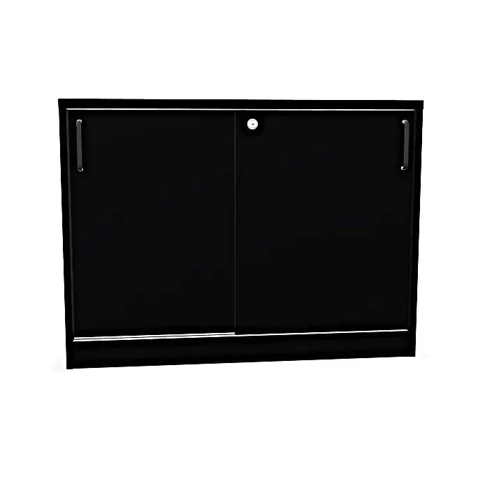 Szafka biurowa przesuwna EASY SPACE CABINET S 1.5-OH 100cm czarna zamykana I sklep meblowy MIRAT.