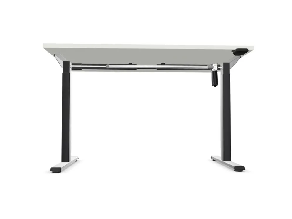 Biurko eCOMO 120x60cm białe z regulacją wysokości dla dzieci I sklep meblowy MIRAT.