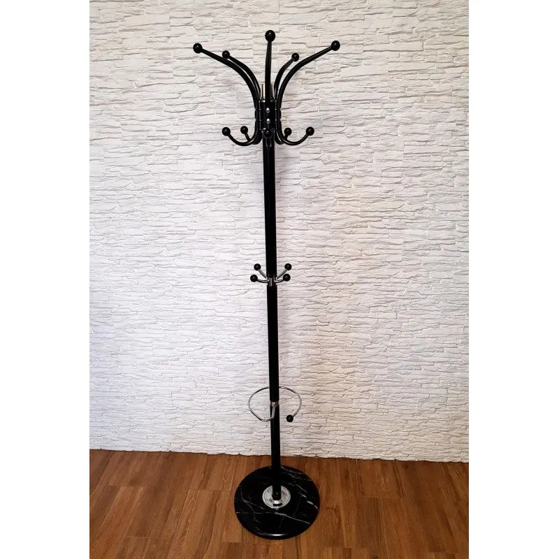 Wieszak W175 czarny marmur stojący I sklep meblowy MIRAT. styl LOFT