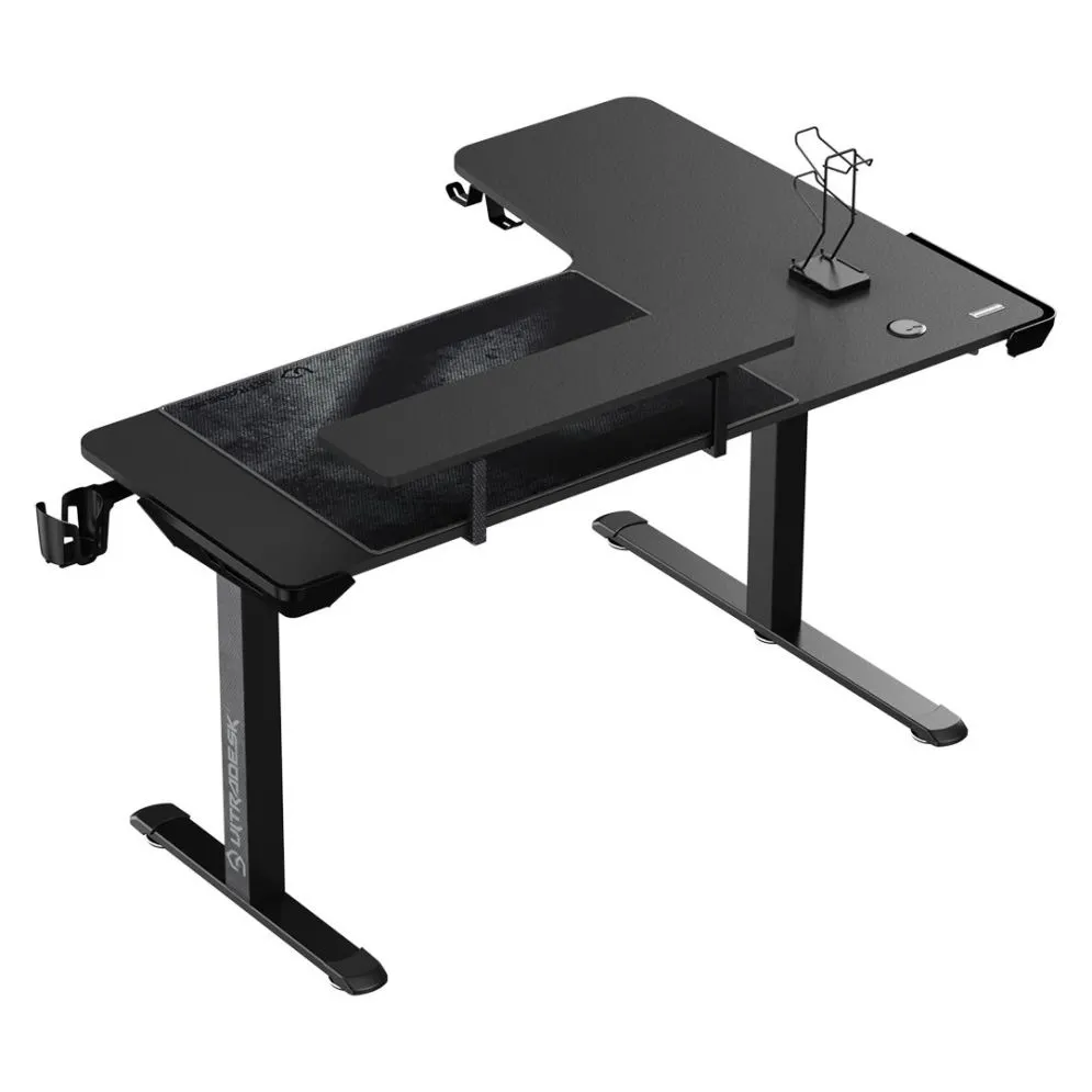 Biurko gamingowe WINGER czarne ULTRADESK | MIRAT.