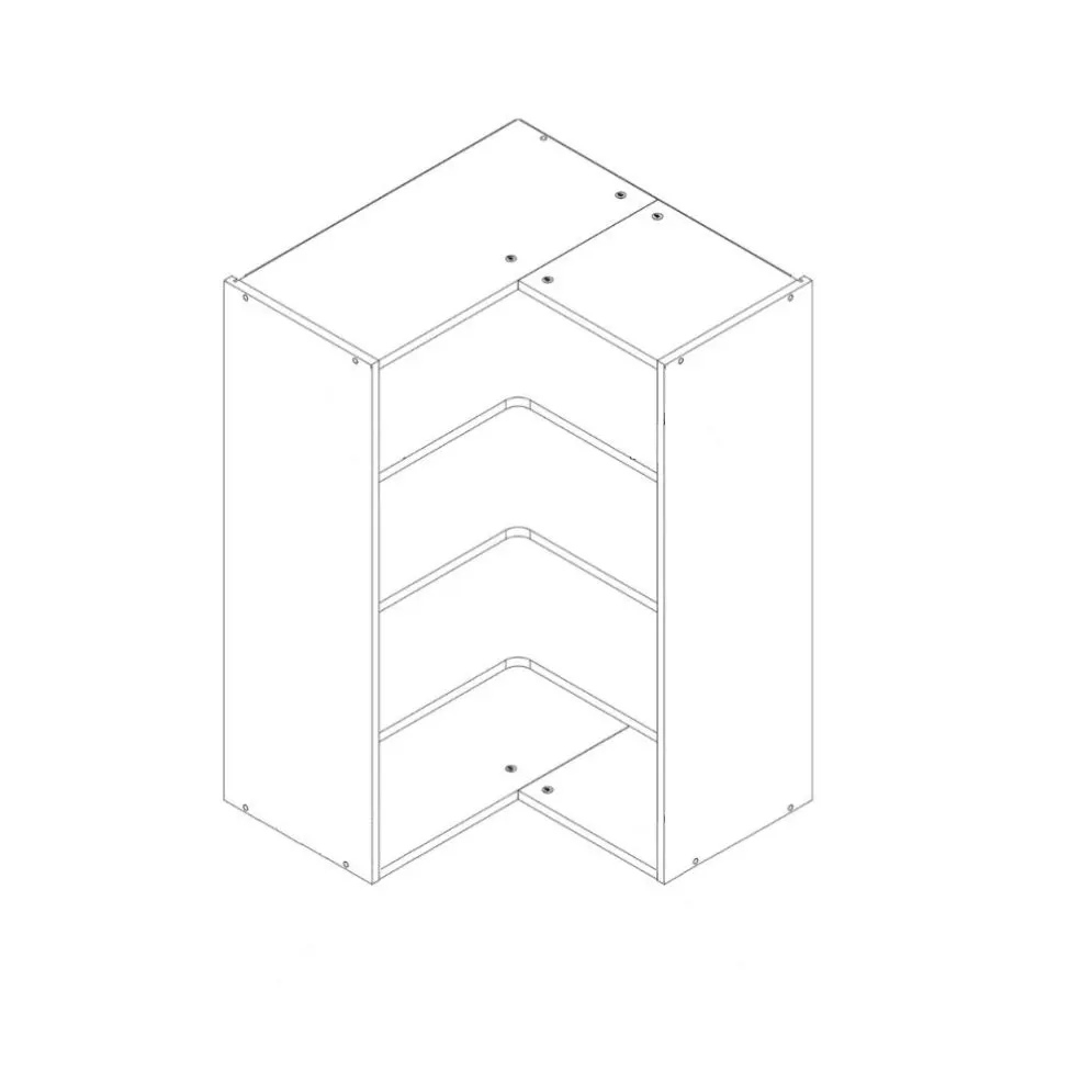 Szafka kuchenna narożna 60 DENIS WRN P/L/92 biały mat cichy domyk I sklep meblowy MIRAT.  kolekcja DENIS