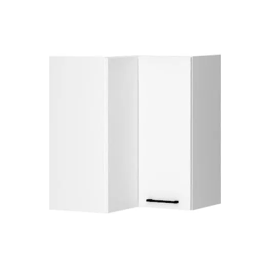 Górna szafka kuchenna narożna 60 DENIS WRN P/L biała matowa I sklep meblowy MIRAT.  kolekcja DENIS