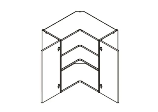 Szafka kuchenna narożna ADELE WRN P/L biała I sklep meblowy MIRAT.