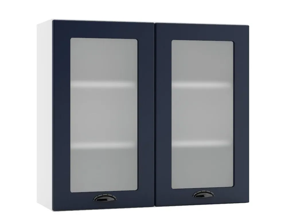 Szafka kuchenna wisząca 60 ADELE WS80 granatowa I sklep meblowy MIRAT.