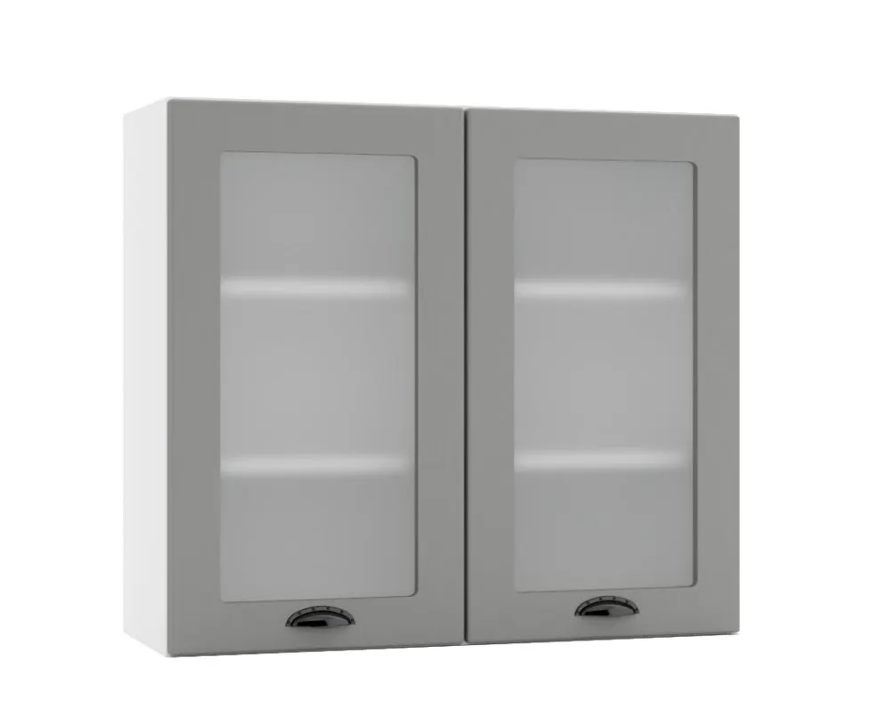 Szafka kuchenna wisząca 80 ADELE WS80 szary I sklep meblowy MIRAT.