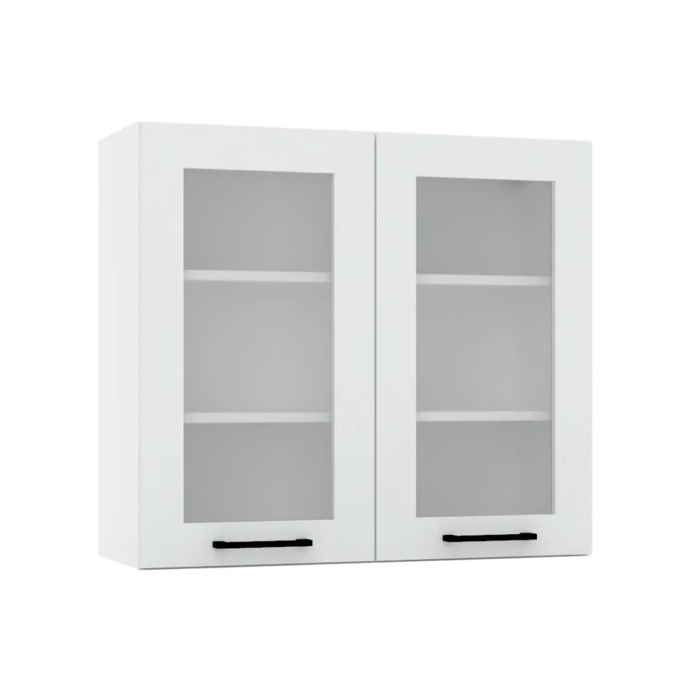 Szafka kuchenna wisząca 80 DENIS WS80 szara dwudrzwiowa I MIRAT.  kolekcja DENIS