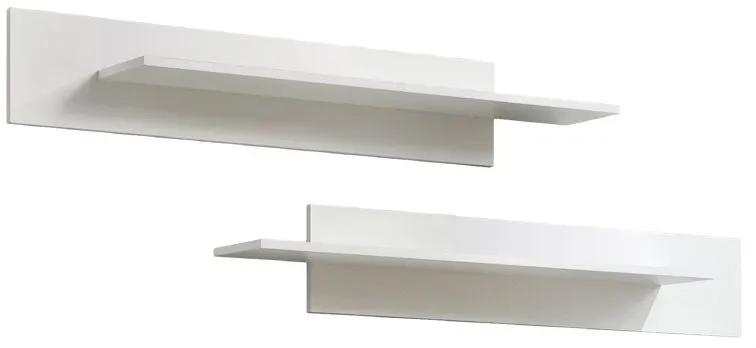 Meblościanka FLY M1 biały połysk/biały mat z biokominkiem wisząca | MIRAT.  kolekcja FLY