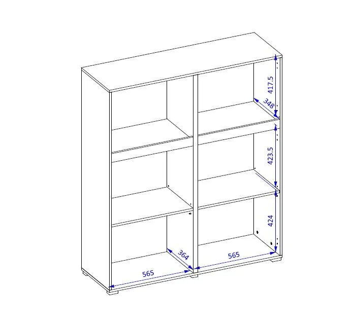 Komoda wysoka CROSS 4D 119cm dąb wotan/czarna skandynawska I sklep meblowy MIRAT. styl SKANDYNAWSKI kolekcja HV-CROSS