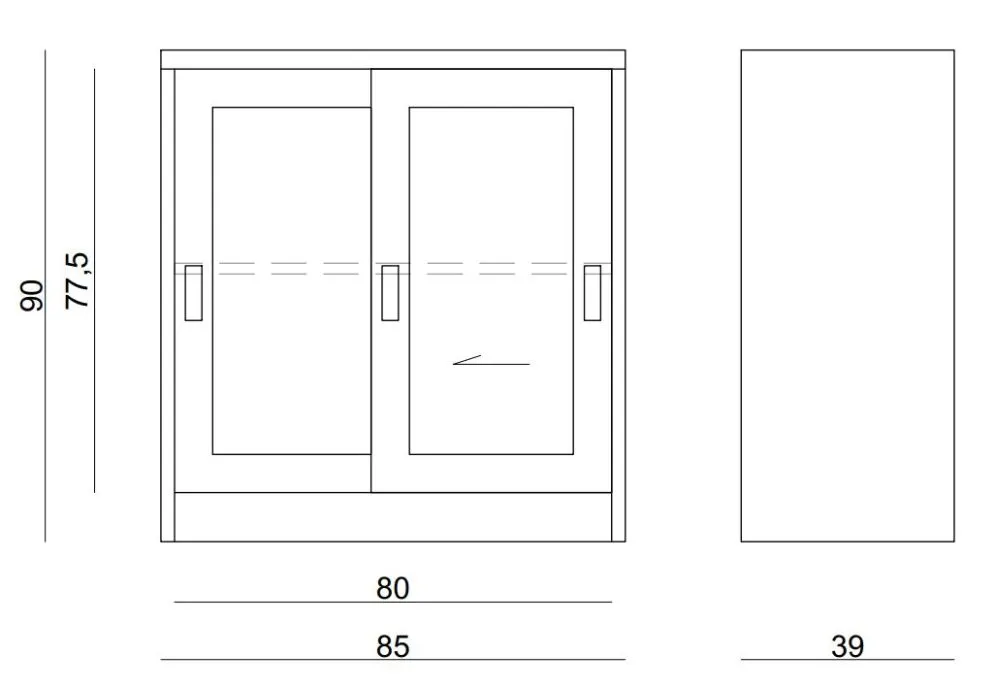 Szafka metalowa XD-018 biała na dokumenty | MIRAT. w stylu  kolekcja
